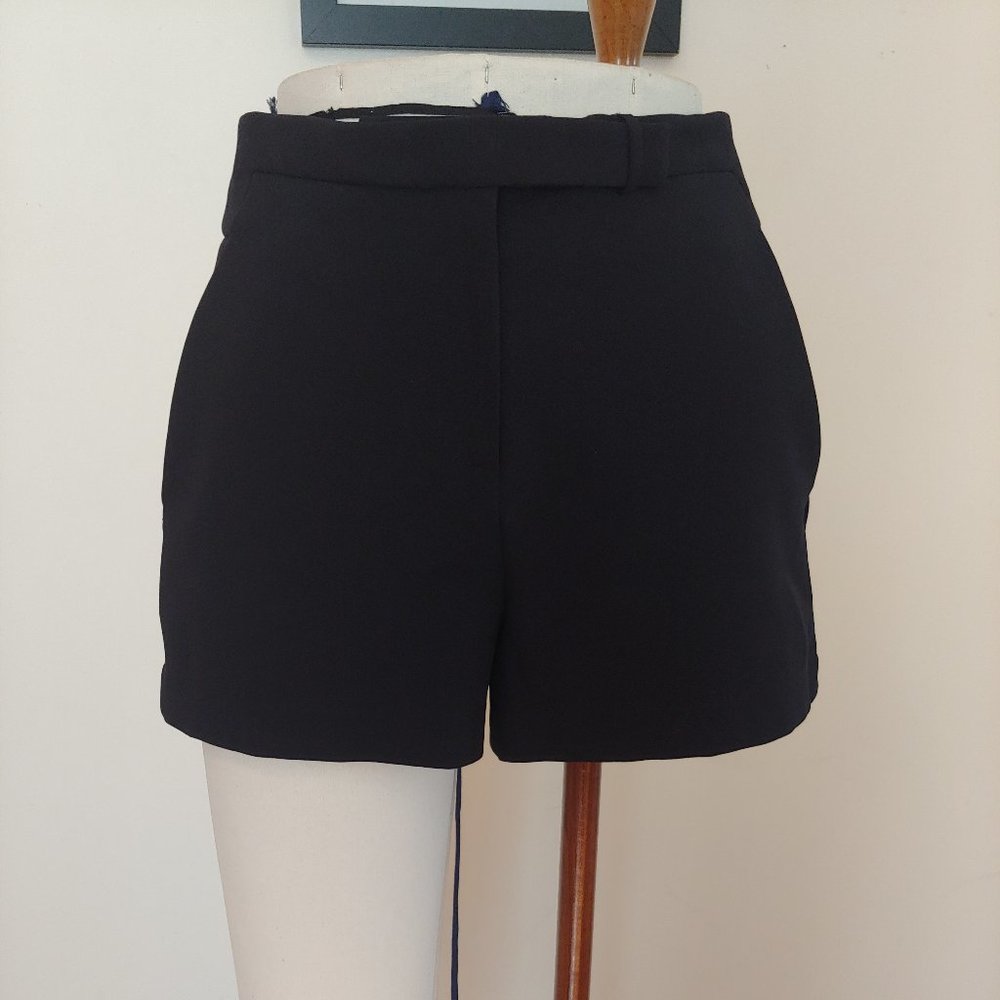 Halston Heritage double-faced crepe shorts